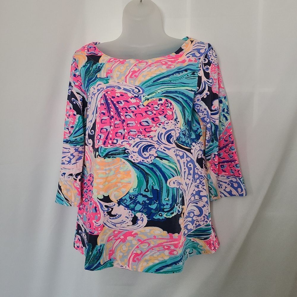Lilly Pulitzer Waverly Top in "All that she wants" sz Small